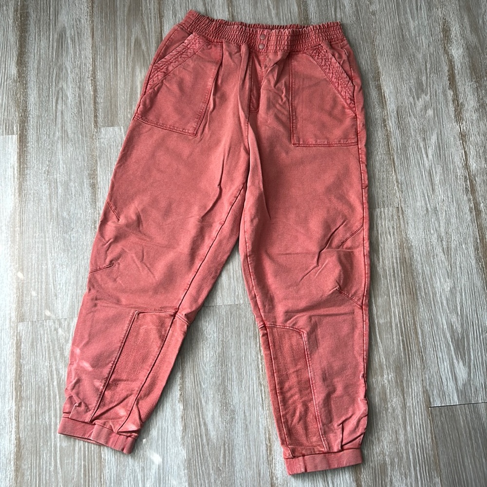 Saturday Sunday by Anthropologie Cargo Jogger Style Pink Sweatpants